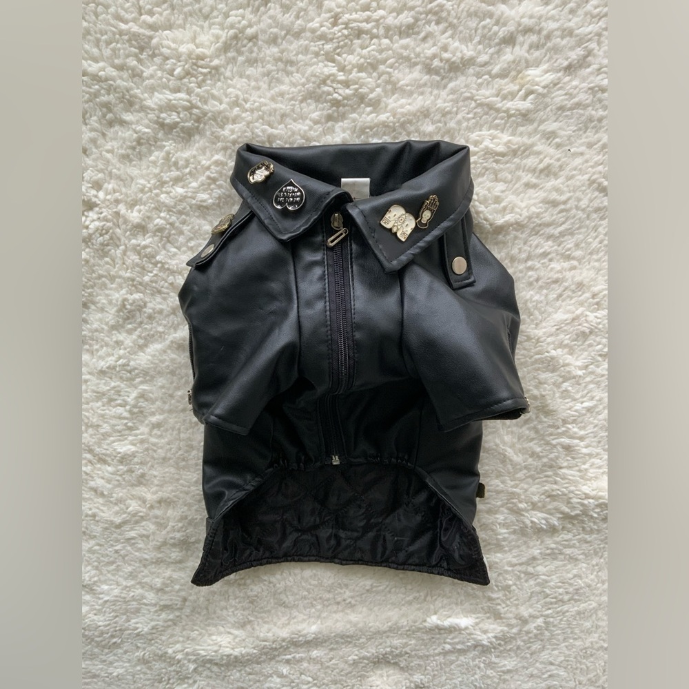 Dog Leather Jacket